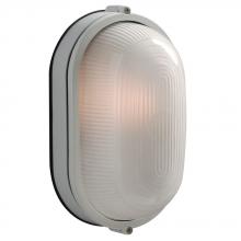  305113WH-113EB - Outdoor Cast Aluminum Marine Light - in White finish with Frosted Glass (Wall or Ceiling Mount)